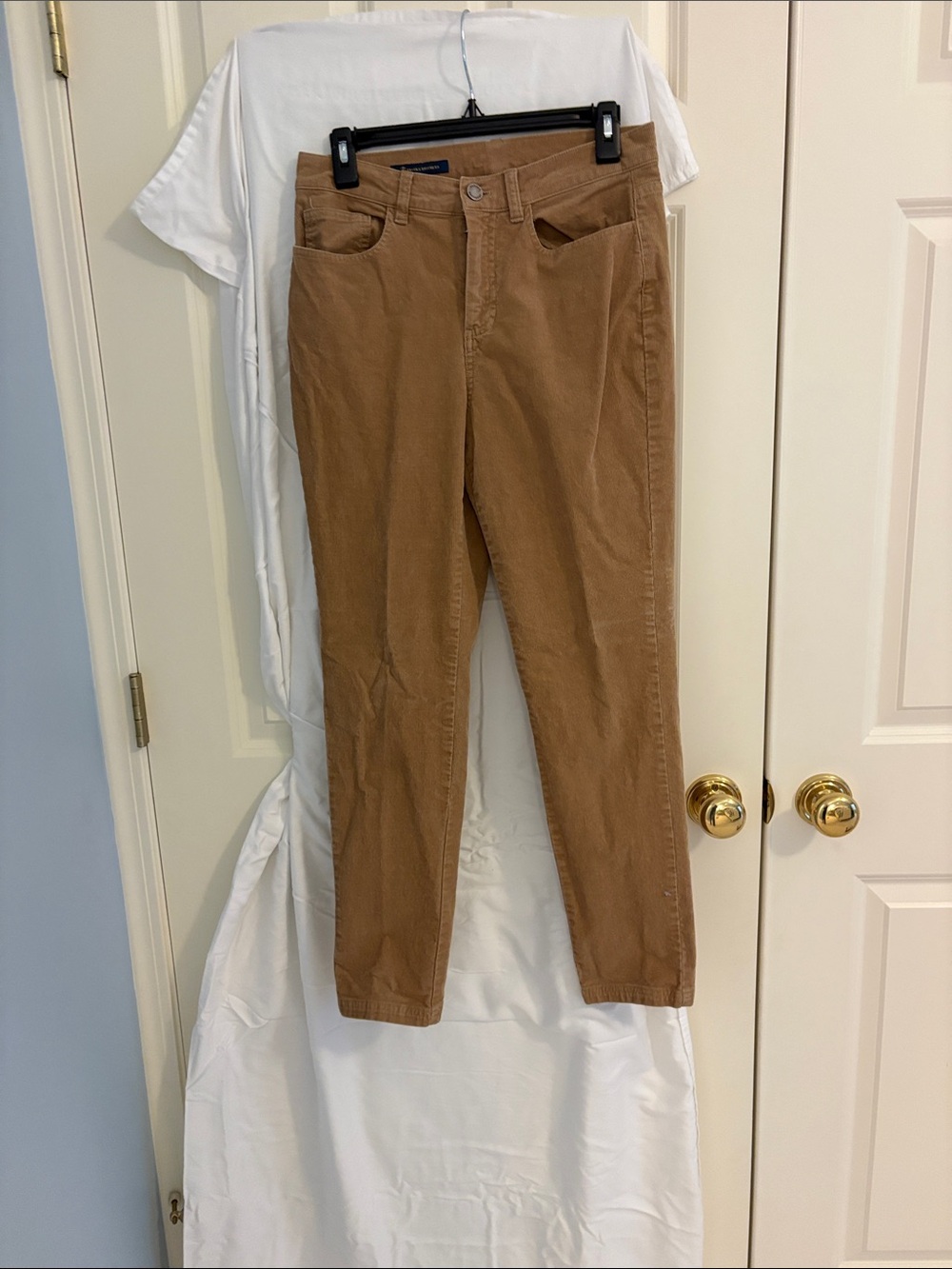 Womanโs Slim Fit Corduroy Jeans - Brown Brooks Brothers
